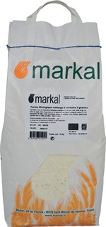 Markal Meel 5 granen + 3 zaden bio 5kg - 1138